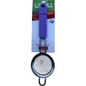 Resim Paslanmaz Çay Süzgeci, Iki Adet Plastik Tutmalı, Dayanıklı ve Pratik Kullanım 