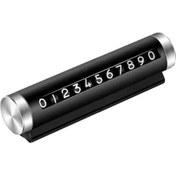 Resim busstier Çevirmeli Ayarlı Torpido Üstü Silindir Numaratör - Telefon Numarası Gösterici, Pratik ve Şık Tasarım 