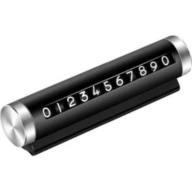 Resim busstier Çevirmeli Ayarlı Torpido Üstü Silindir Numaratör - Telefon Numarası Gösterici, Pratik ve Şık Tasarım 