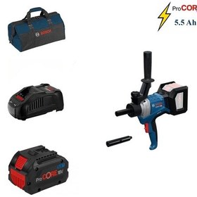 Resim Bosch GRW 18V-120 1x5.5AH Procore Akülü Boya Harç Karıştırıcı Mikser 