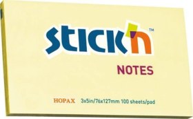 Resim Stıckn 76x127 Pastel Sarı Yapışkanlı Notluk 100 Yp. 