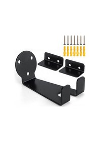 Resim Reedark Siyah Demir Bisiklet Duvar Asma Rafı - 60 Kg Yük Kapasitesi - Ev Çeşitli Eşya Saklama Hook Siyah 