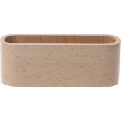 Resim Ahşap Masa Kartvizit Ekran Standı Notu Tutucu Saklama Kutusu Organizatörü, Size:elm Color 