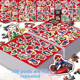 Resim 100 adet Temalı Çıkartma - Su Geçirmez, Kendinden Yapışkanlı Çıkartmalar Defterler, Su Şişeleri ve Kırtasiye İçin, İkonik Karakter Tasarımlarıyla, Oyun Severleri ve Yaratıcı Projeler İçin Mükemmel, Kırtasiye Çıkartmaları | Canlı Çıkartma Koleksiyonu | Parlak Bitiş Çıkartmaları, Şişeler İçin Çıkartmalar 