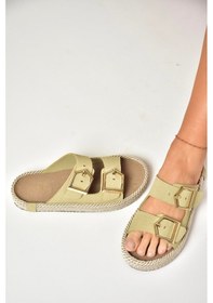 Resim Fox Shoes U596030202 Ten Süet Kadın Terlik Ten-süet Ten Rengi 