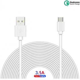 Resim HANPORIUM Realme 8 Uyumlu 2 Metre Usb-A to Type-C Ultra Hızlı Şarj Kablosu 3.1 Amper 