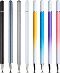 Resim Dokunmatik Tablet Telefon Kalemi +1 Yedek Uç Renk Geçişli Passive 