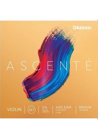 Resim D'addario A310 3/4m Ascente Keman Tel Seti 3/4 Yumuşak Çalım 