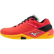 Resim Mizuno Wave Stealth Neo Erkek Hentbol Ayakkabısı Kırmızı 
