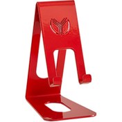 Resim Yücecengiz Metal Kırmızı Masaüstü Metal Telefon Standı 