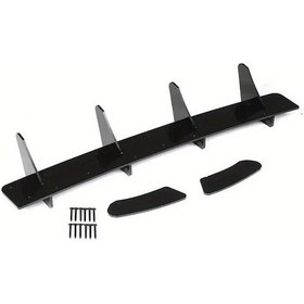 Resim Hightower Volkswagen Golf 7 Vıı Mk7 Gtı 2013-2016 Gloss Black Rear Bumper Diffuser 