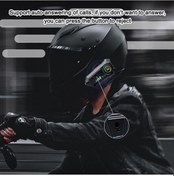 Resim Jokmae V10 Siyah Motosiklet İnterkom Hallow Bluetooth Gu 