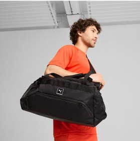 Resim Puma Training Sportsbag M Unisex Siyah Spor Çantası Siyah 