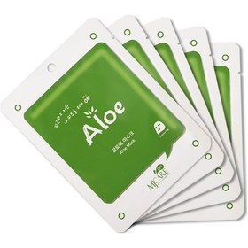 Resim Mjcare On Aloe Mask - Aloe Vera Özlü Yüz Maskesi 5'li 