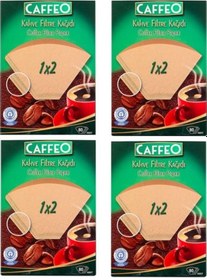 Resim Caffeo 1 x 2 Kahve Filtre Kağıdı 4 x 80 Adet 