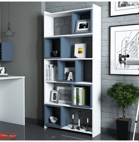 Resim Variant Variant Box Kitaplık - Beyaz / Mavi 