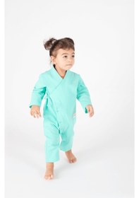 Resim Totzee Uzun Kimono Tulum Mint Yeşili Mint 