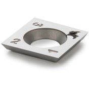 Resim gergedanhobi Ahşap Torna Oyma Bıçakları Kare Karbur Uç 14*14*2 