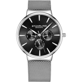 Resim Stührling 3931.2 Stührling 39MM Isviçre Üretimi Erkek Kol Saati 
