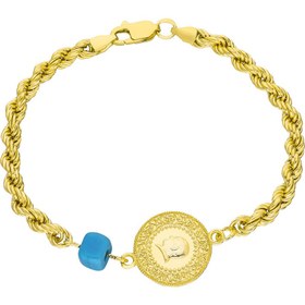 Resim CEYREKLİ HALAT ZİNCİR BİLEKLİK | 925 GÜMÜŞ - Gold 