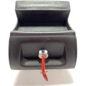 Resim Wogen 39-41-50-52 Litre Motosiklet Arka Çanta Kilidi Siyah 