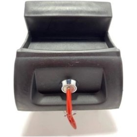 Resim Wogen 39-41-50-52 Litre Motosiklet Arka Çanta Kilidi Siyah 