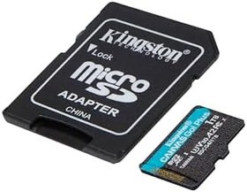 Resim Kingston 1TB Canvas Go Plus microSD Card | Up to 200MB/s | Class 10, UHS-I, U3, V30, A2 | SDCG4/1TB 