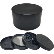 Resim Falconetti Siyah 75 Mm. 4 Katlı Grinder Herbal Öğütücüsü Parçalayıcı RB82SY 