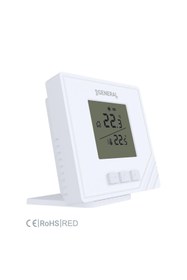 Resim GENERAL Life Mitra HT15 RF Kablosuz Oda Termostatı - Beyaz 