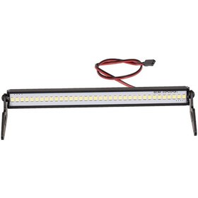 Resim Geekyou 1:10 Rc Arazi Araçları İçin Metal Çatı Led Işık Çubuğu - Traxxas Trx-4 Scx10 Rc4wd D90 Uyumlu 