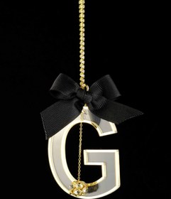 Resim TASARIM ARABAM ATİKE ELİF AKIN Gold Şeffaf Dikiz Süsü G Harf 