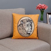 Resim Nuvomon Wild W3 Süet Kırlent - Turuncu - 43x43 cm 