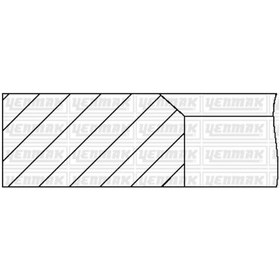 Resim Yenmak Motor Segmanı Master-movano 2.5 Dcı G9u 89.00 Çap 0.50 IS00-YENMAK 91-09159-050 