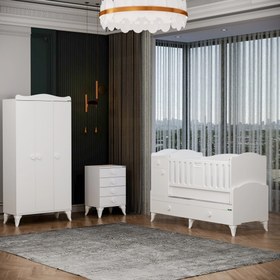 Resim Garaj Home Sude Yıldız 3 Kapaklı Bebek Odası 