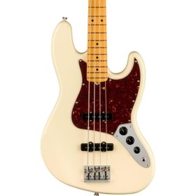 Resim Fender American Professional II Jazz Bass 4 Telli Bas Gitar - Olympic White / Maple 