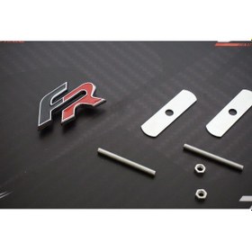 Resim Seat Fr Logo Ön Panjur Vidalı 3D Krom Metal Logo 