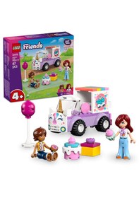 Resim LEGO® Friends Tek Boynuzlu At Pasta Dağıtım Arabası 42675 - 4 yaş ve üzeri çocuklar için Yaratıcı Oyuncak Yapım Seti (67 Parça) 