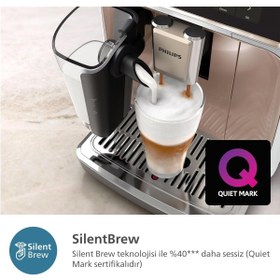 Resim Philips 5500 Serisi LatteGo Tam Otomatik Kahve Makinesi - Hem Sıcak Hem Buzlu Kahve (20 Çeşit) 