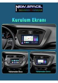Resim Hyundai İ20 Uyumlu Android 8gb Ram 128gb Rom 8 Çekirdek Carplay Multimedya 