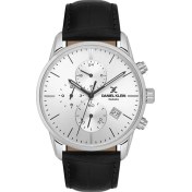 Resim Daniel Klein DK.1.13834-8 Exclusive Fonksiyonlar Aktif Deri Kordon Siyah Renk Erkek Kol Saati 