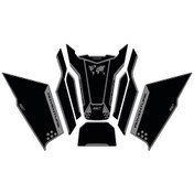 Resim GP Kompozit BMW F 900 GS ADV 2024 Uyumlu Tank Pad Seti Siyah 