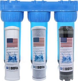 Resim Daire Ve Bina Girişi 3 Aşamalı Su Yumuşatma Cihazı (Spun - Blok - Gac Plus) 