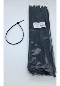 Resim Cırt 4,8 Mm X 400 Mm Kablo Bağı İthal Siyah 1 Paket 100 Adet Unıversal Cc Siyah 
