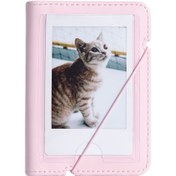 Resim Instax Mini Film Uyumlu 28'li Pembe Albüm 