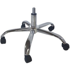 Resim Tura Ofis Düz Krom Ayak Teker 100 lük Krom Amortisör 