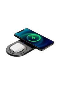 Resim Şarj Aleti Şık Güvenli 2 'si 1 Arada Kablosuz Saat, Kulaklık Telefon Hızlı Çoklu Şarj Etme Aparatı 1 Adet 