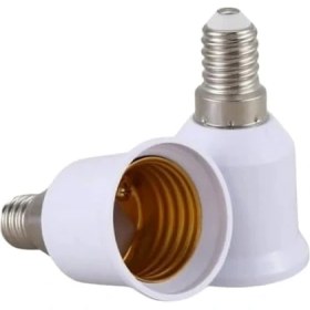 Resim Renklimestore E14 - E27 Duy Dönüştürücü, Abs Plastik, Sıcaklığa ve Korozyona Dayanıklı, Beyaz, 