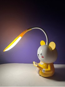 Resim NİVENE Kawaii Kitty kedi parlak masa lambası Anime figürü bebek sevimli Usb şarj edilebilir pil Led 