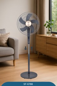 Resim Sinbo SF-6788 Ayaklı Vantilatör 16 İnç 60W Sessiz Fan 3 Kademeli Yükseklik Ayarlı Güçlü 