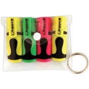 Resim Edding Fosforlu Kalem Mini 4 LÜ Poşet Karışık ED7P499 